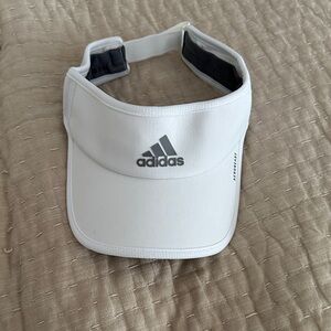 Adidas Women’s White and Black Visor